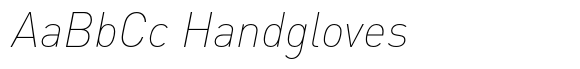 FF DIN Pro Thin Italic image