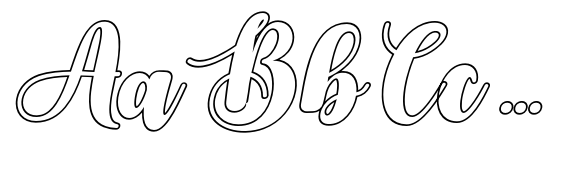 Septhia Outline Italic image