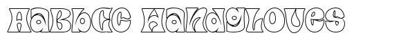 Ula Dawa Outline font sample
