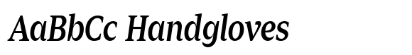 Zin Serif Condensed Medium Italic image