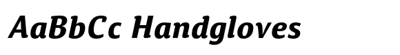 Calendula Bold Italic image