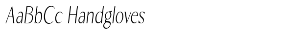Kenisya Thin Condensed Italic image