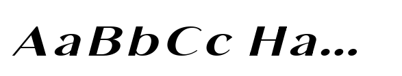 Bia Sans High Se Bold Exp Italic image