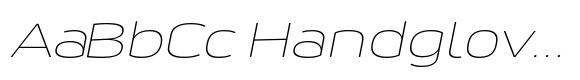 Kulutu Thin Expanded Italic image