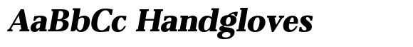 Belvoria Serif Black Slanted image