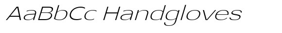 Glorytalk Sans ExtraLight SemiExpanded Italic image