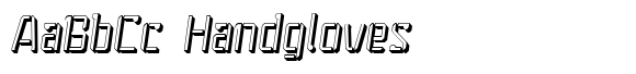 Stenciliqo 4F Extruded Italic image