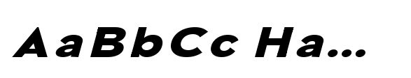 Bia Sans Low Bold Exp Italic image