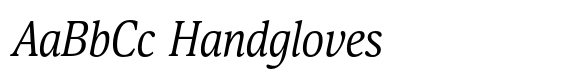 Hyperon Condensed Italic image