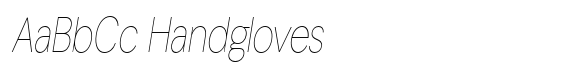 Bargalis Thin Condensed Slanted image