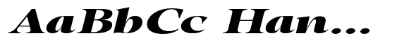 Gustian Extra Bold Expanded Italic image