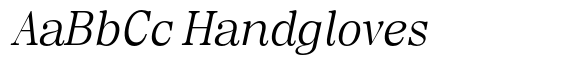 Regaris Plain Light SemiCondensed Italic High image