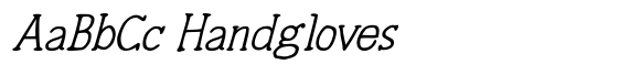 Gain And Reverb Oblique font sample