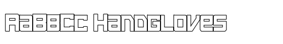 Syntachron Bold Condensed Outline font sample