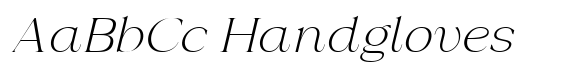 Mugnelis Thin Semi Expanded Italic image