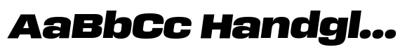 HD Corbit Semi Expanded Black Italic image