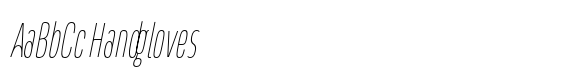Kulutu Alt Thin Compressed Italic image