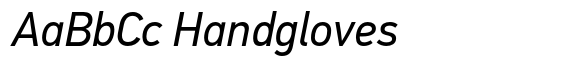 PF DIN Text Std Italic font sample