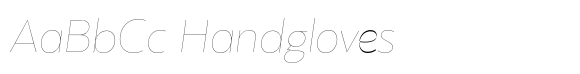 PF Bague Sans Std Hairline Italic image