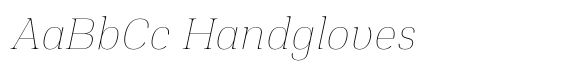 Montnapha Thin Italic font sample