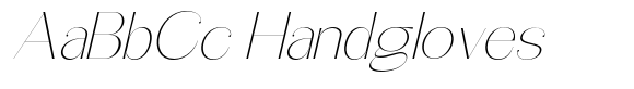Abigant Sans Thin Expanded Slant image