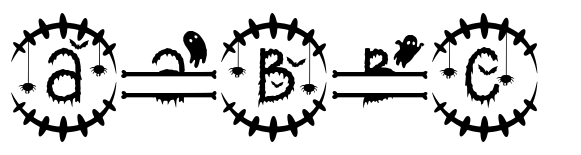 Creepy Halloween Monogram image