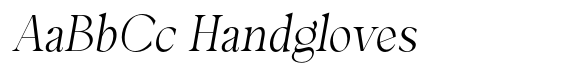 Cadera Thin Condensed Slanted image