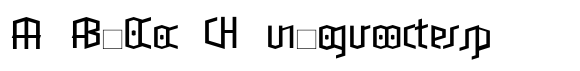 Blackletter Sans Two Ligatures Light image
