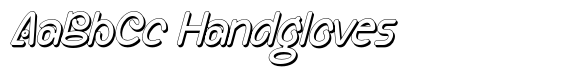 Jaengdo Shadow Slant font sample