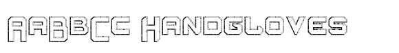 Space Armada Outline 3 font sample
