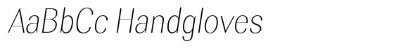 Rundale Thin Semi Condensed Italic image