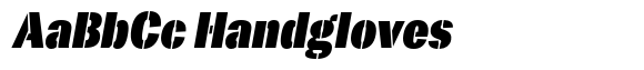 Dean Stencil Normal Dean Stencil Condensed Black Italic image
