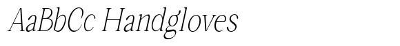 Romantic Editorial Thin Condensed Slanted image
