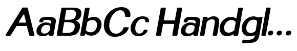 Homiled Soft SemiBold SemiExpanded Italic image