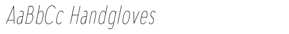 Aukim II Thin Compressed Italic image