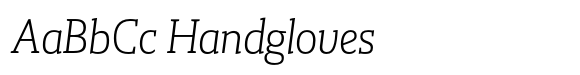 Gazeta Slab Light Italic image