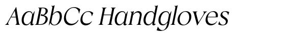 Brenda SS Italic font sample