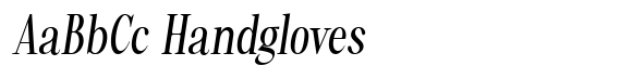 Mallone Light Condensed Slanted image
