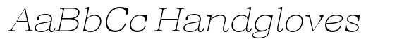 Regaris Plain Thin Semi Expanded High Italic image