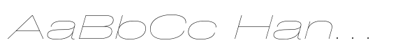 Pragmatica Next Wide Hairline Slanted image