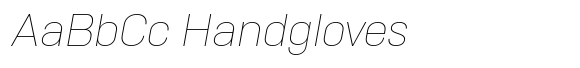 Bloka Sans Thin Italic image