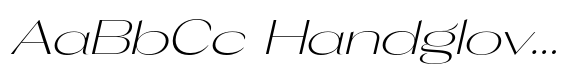 Orelo Text Expanded Light Italic image