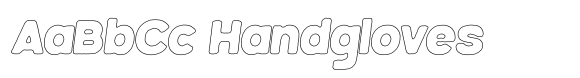 Vampire Otter Brush Outline Italic image