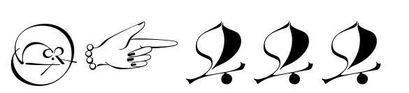 Zapfino Extra X Ornaments image