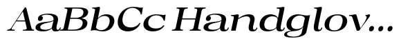 Regaris Plain Semi Bold Expanded High Italic image