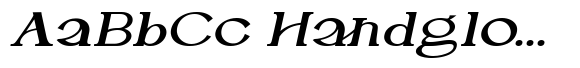 Calvoire Semi Bold Expanded Italic image