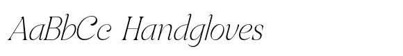 Guilin Thin Italic font sample
