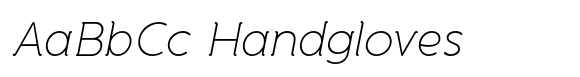 Banda Extra Light Italic image
