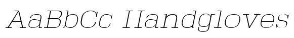 Montrex Slab Thin Expanded Italic image