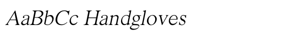 Shree Gujarati 5769 Italic font sample